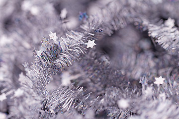 Image showing Tinsel. Christmas decoration.