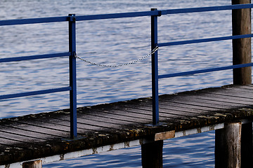 Image showing Pier on the lake