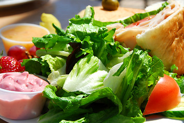 Image showing Healthy lunch