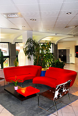 Image showing Hotel lobby interior