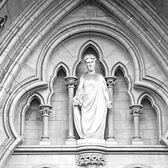 Image showing door southwark  cathedral in london england old  construction an