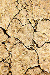 Image showing brown dry sand in   erosion and abstract