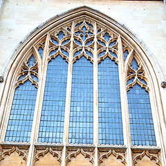 Image showing door southwark  cathedral in london england old  construction an