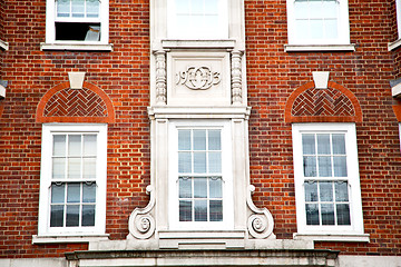 Image showing old window in europe london   and      historical 