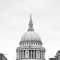 Image showing st paul cathedral in london england old construction and religio