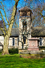 Image showing in cemetery   construction and    history