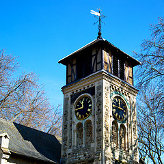 Image showing in cemetery  england europe old construction and    history