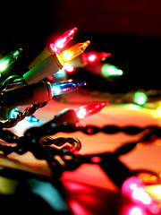 Image showing Christmas lights