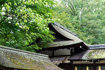 Image showing Japanese temple roof tile