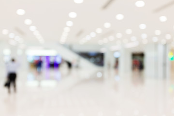 Image showing Defocus of Shopping store for background usage