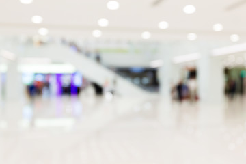 Image showing Abstract blur shopping mall background