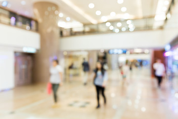 Image showing Blur background of Shopping mall