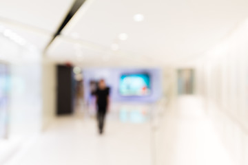 Image showing Department Store blur background with bokeh