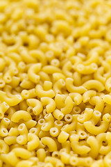 Image showing Dry macaroni pasta