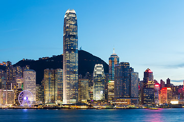 Image showing Victoria Harbor of Hong Kong