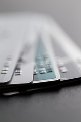 Image showing Credit card close up