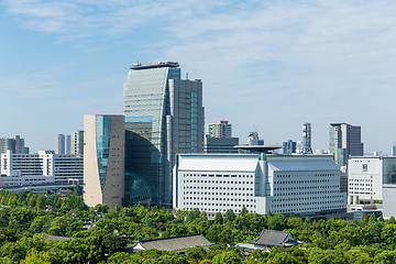 Image showing Osaka skyline