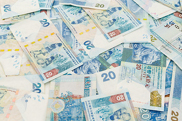 Image showing Group of twenty Hong Kong dollar