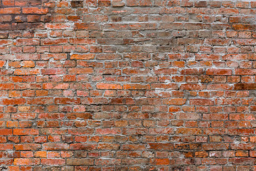 Image showing Old brick wall