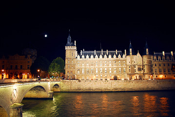 Image showing Nighttime Paris