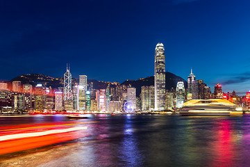 Image showing Hong Kong night view