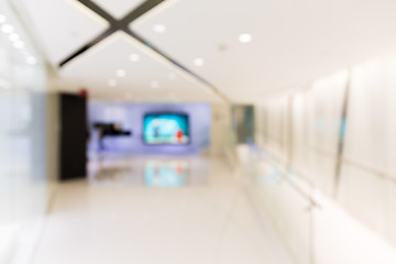 Image showing Abstract background of shopping mall, shallow depth of focus