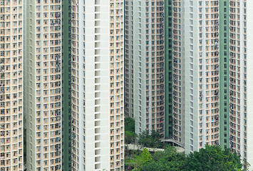 Image showing Apartment building in city