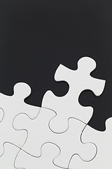 Image showing Puzzle on black