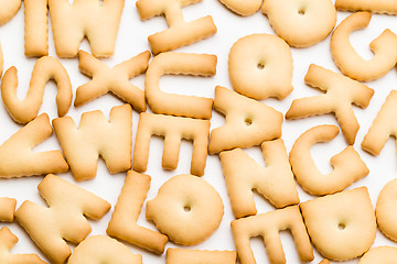 Image showing Group of text biscuit