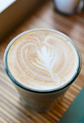 Image showing Latte Art coffee