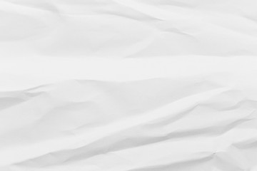 Image showing Crumpled white paper background