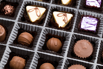 Image showing Chocolate in box