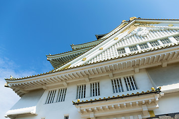 Image showing Osaka Castle in Japan Kansai district