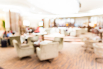 Image showing Coffee shop blur background