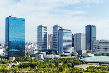 Image showing Osaka skyline