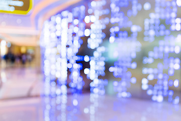 Image showing Blur background of shopping center