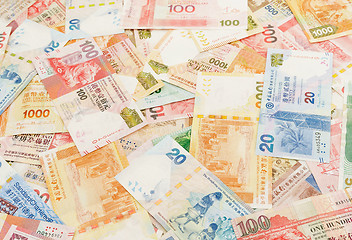 Image showing Different Hong Kong bank note