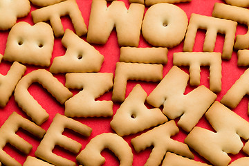 Image showing Mixed cookie word