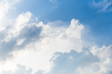 Image showing Blue sky clouds