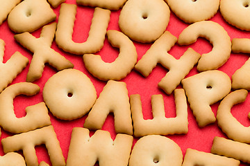 Image showing Mixed cookie letter