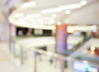 Image showing Defocus of shopping store