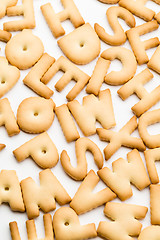 Image showing Group of word biscuit