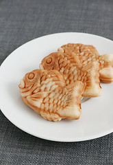 Image showing Taiyaki, japanese fish shape cake