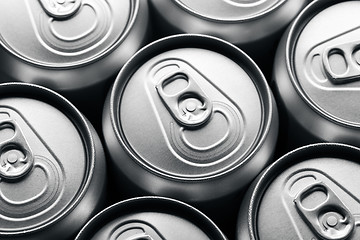 Image showing Aluminum drinks can