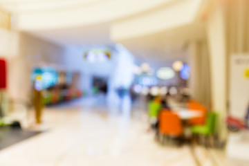 Image showing Abstract background of shopping mall, shallow depth of focus