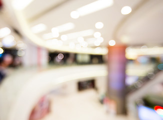 Image showing Blur view of shopping apartment 