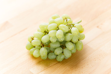 Image showing Fresh green grapes