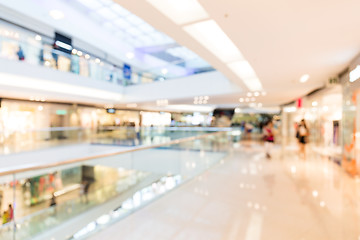 Image showing Abstract background of shopping mall