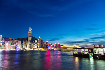 Image showing Skyline of Hong kong