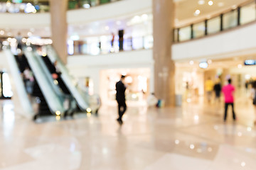 Image showing Blur background of department store